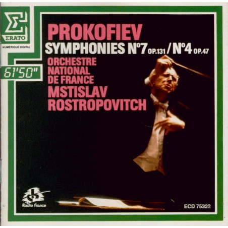 PROKOFIEV - Rostropovich - Symphonie n°7 en do bémol mineur op.131